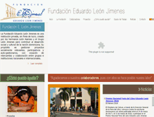 Tablet Screenshot of fundacionelj.org.do